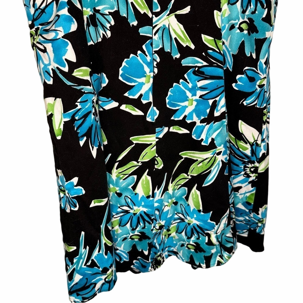 R&K Floral Print Colorblock Dress Size 8P - Picture 6 of 9